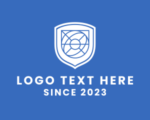 Planet - Global Eye Shield logo design