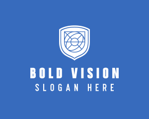 Global Eye Shield logo design