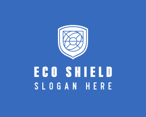 Global Eye Shield logo design