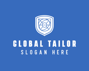 Global Eye Shield logo design