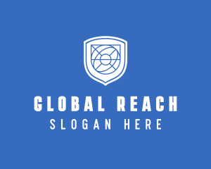 Global Eye Shield logo design