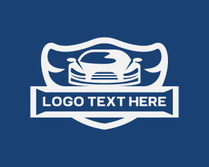 Racing - Car Shield Racing logo design