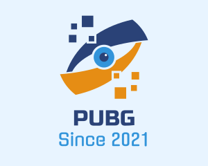 Surveillance - Pixel Digital Eye logo design