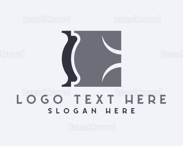 Creative Advertising Media Letter E Logo