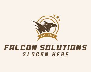 Military Phoenix Emblem logo design