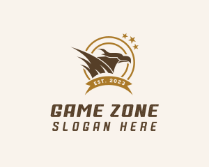 Military Phoenix Emblem logo design