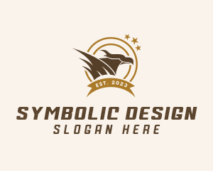 Emblem - Military Phoenix Emblem logo design