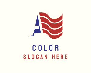 Stripes - America Flag Patriot logo design