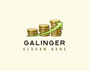 Investing - Coin Bank Savings logo design