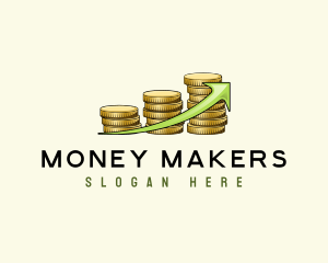 Coin Bank Savings logo design