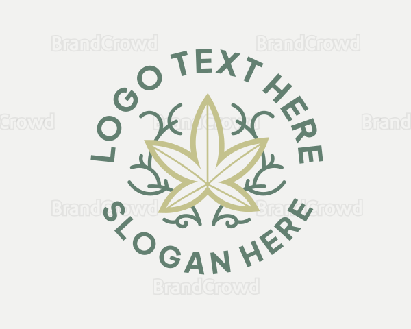 Cannabis Hemp Weed Logo