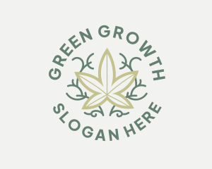 Cannabis Hemp Weed  logo design