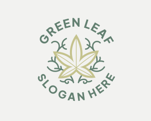 Cannabis Hemp Weed  logo design