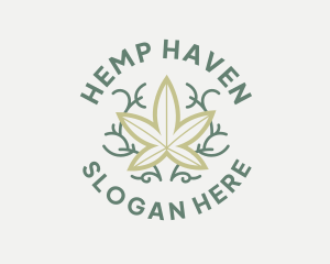 Hemp - Cannabis Hemp Weed logo design