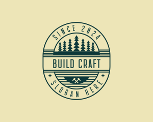 Lumberjack Carpentry Builder logo design