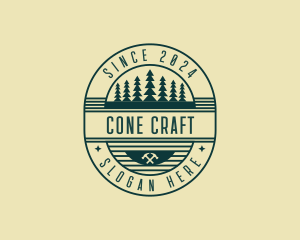 Lumberjack Carpentry Builder logo design