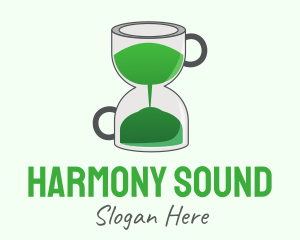 Aroma - Tea Hour Glass logo design