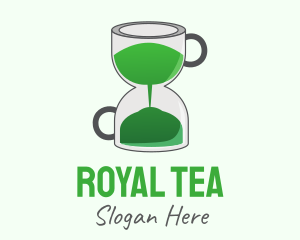 Tea Hour Glass logo design