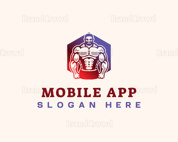 Muscle Gym Fitness Logo