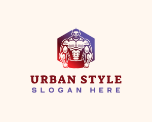 Muscle Gym Fitness  Logo