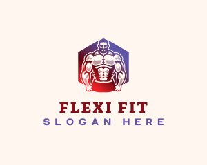 Muscle Gym Fitness  logo design