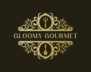 Restaurant Kitchen Gourmet logo design