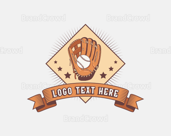 Baseball Sports Gloves Logo