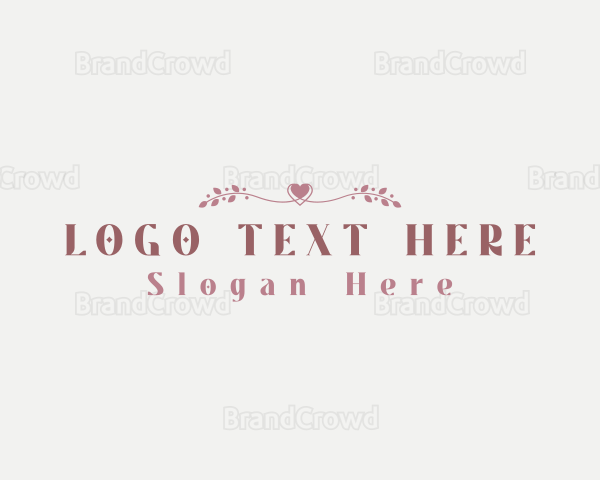 Heart Beauty Fashion Logo