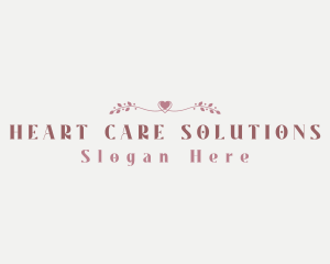 Heart Beauty Fashion logo design