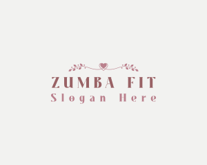 Zumba - Heart Beauty Fashion logo design