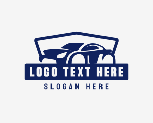 Sedan - Racing Car Dealer logo design