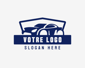 Racing Car Dealer Logo