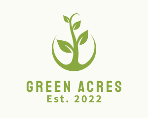 Agricultural - Eco Agriculture Plant logo design