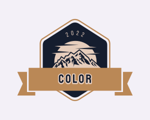 Campground - Himalayas Mountain Banner logo design