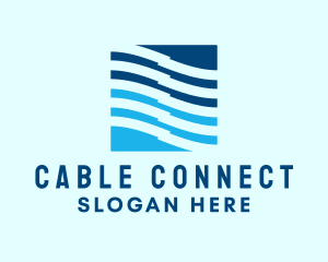 Cable - Blue Tech Programming logo design