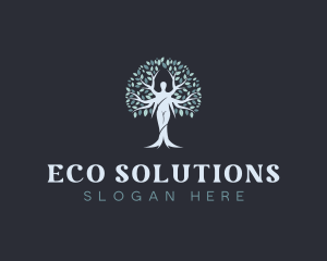 Environmental - Environmental Tree Woman logo design