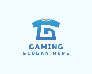 Blue Shirt Letter G Logo
