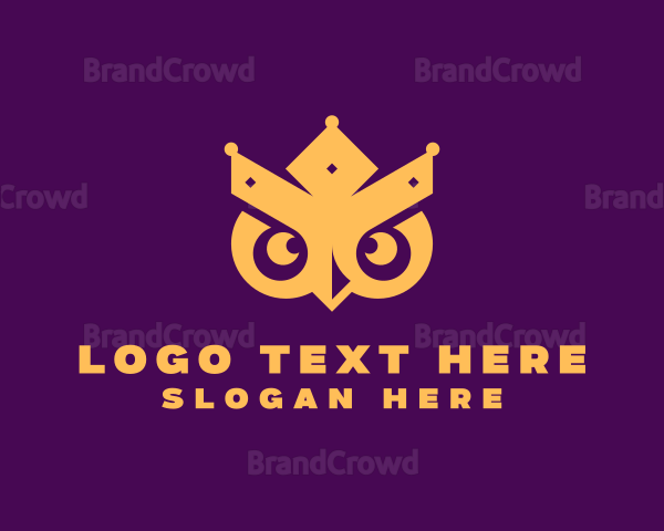 Golden Owl Crown Logo