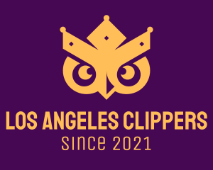 Queen - Golden Owl King logo design