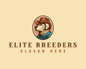 Western Cowboy Dog logo design