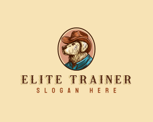 Western Cowboy Dog logo design