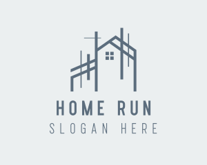 Gray Home Architecture logo design