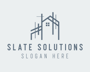 Gray Home Architecture logo design