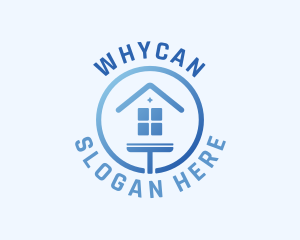 Sanitary - House Squilgee Cleaning logo design