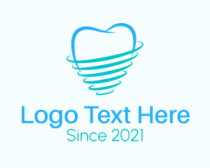 Teeth - Dental Tooth Implant logo design