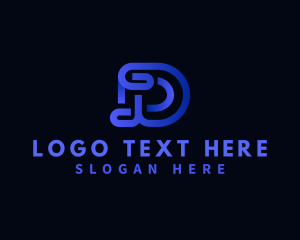 Production - Technology Software App logo design