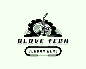 Welding Torch Gloves logo design