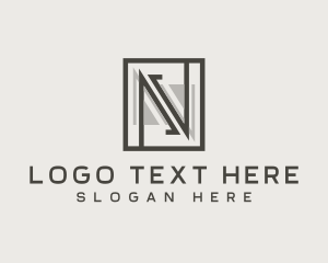 Architect - Industrial Builder Letter N logo design