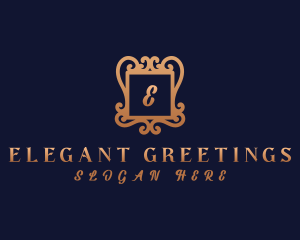 Elegant Ornamental Crest  logo design