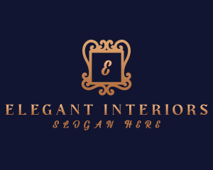 Elegant Ornamental Crest  logo design